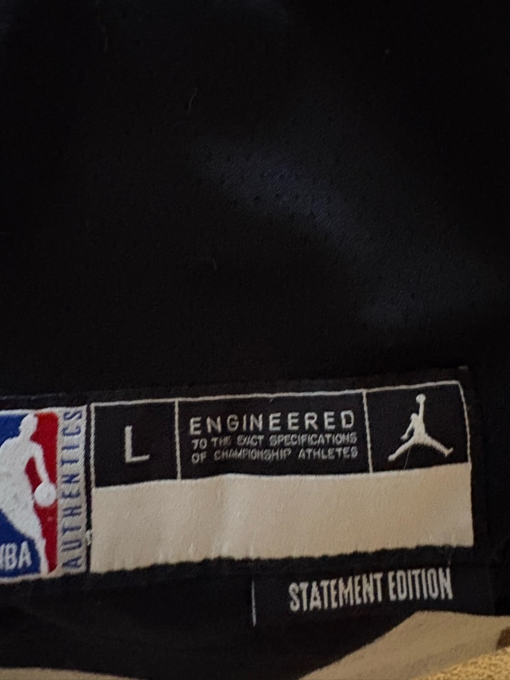 Nike Jordan x NBA Black Statement Edition Jersey - Large